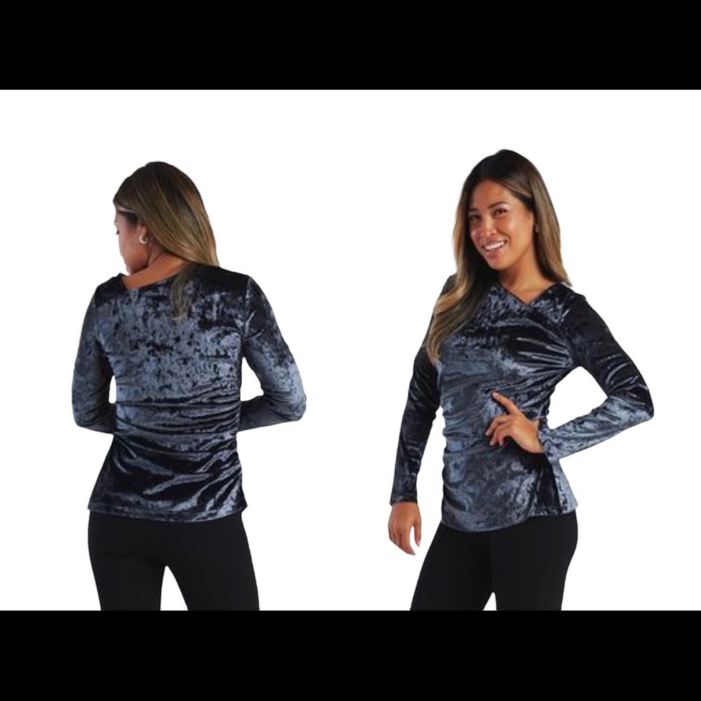 Felicia midnight velvet Betabrand top size large NWOT